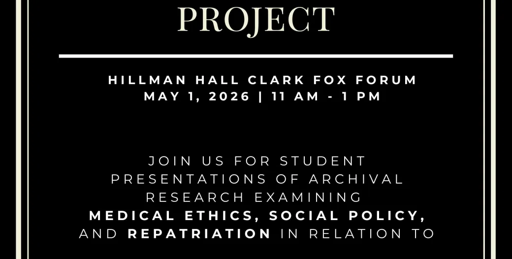 "" Abraham Taylor Reparative Research Symposium